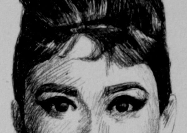 Detalle de Póster rígido de Audrey Hepburn en Desayuno con diamantes